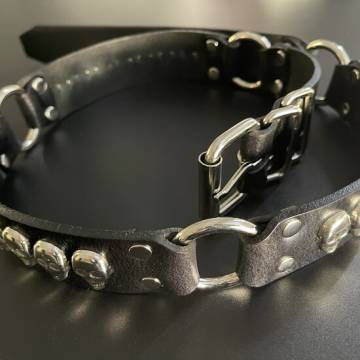 Rings And Skulls Belt